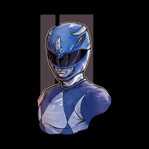 The Blue Ranger by AdventureWizardLizard