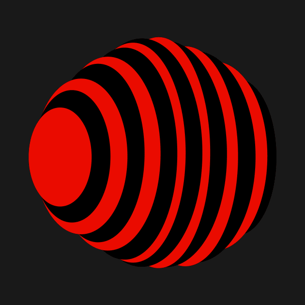 Black and Red Sphere by ArianJacobs