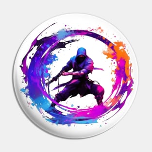 Ninja Art Pin