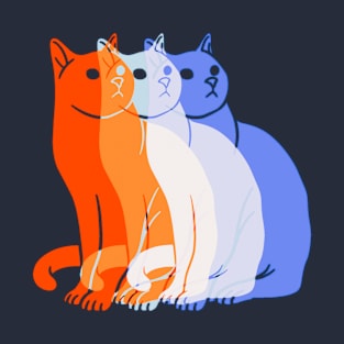 The faces of a Cat T-Shirt