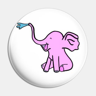 Pink Elephant Pin