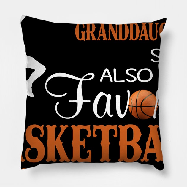 Granddaughter Favourite Baseball Player Costume Gift Pillow by Ohooha