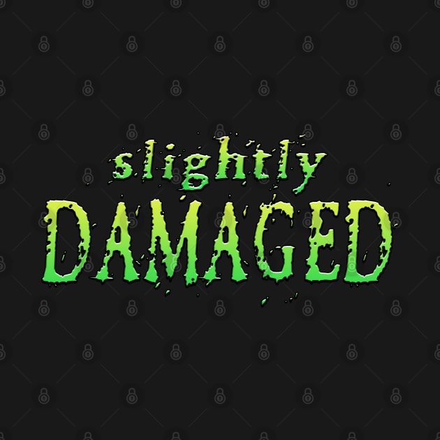 Slightly Damaged Green by Shawnsonart