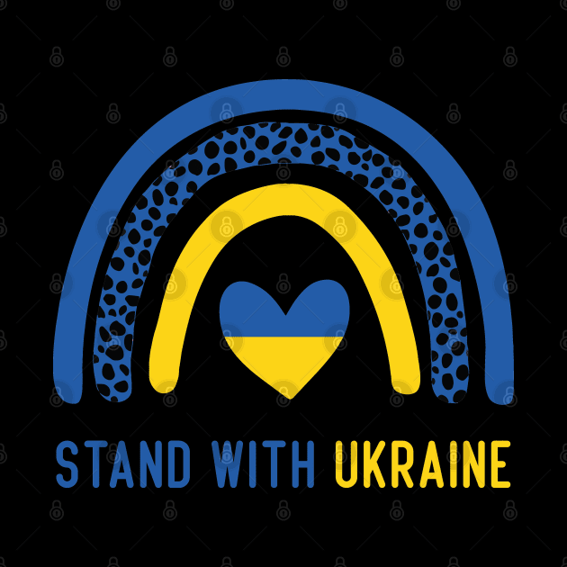 stand with ukraine leopard ukraine heart by Aymoon05