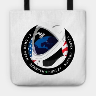 SpaceX Artwork for DM-2 Tote