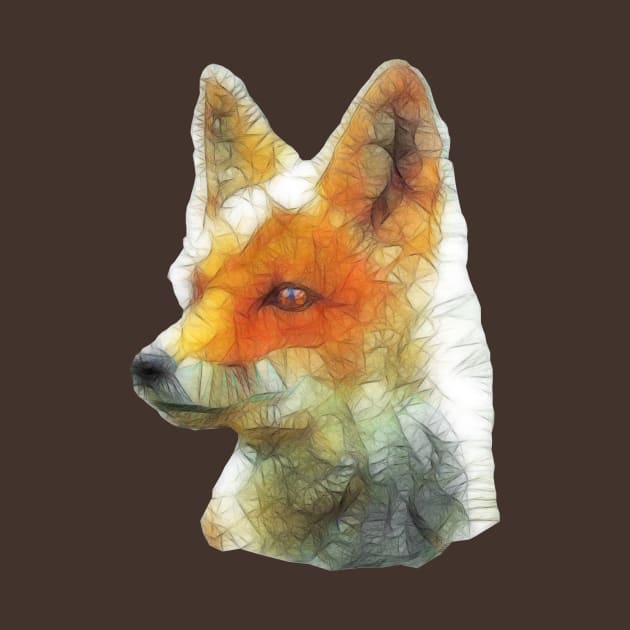 abstract fox by Ancello