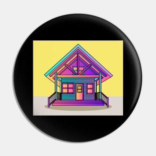 Illustration Dream House Villa Color Effects Pin