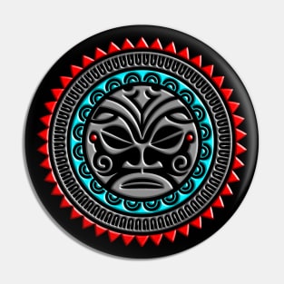 POLYNESIAN MASK 4 Pin