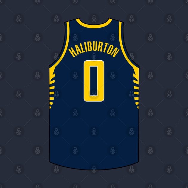 Tyrese Haliburton Indiana Jersey Qiangy by qiangdade