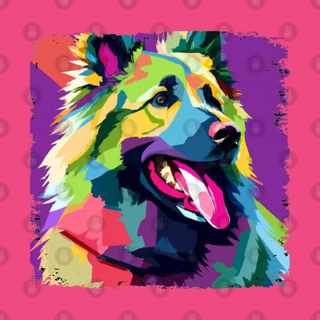 Belgian Tervuren Pop Art - Dog Lover Gifts by PawPopArt