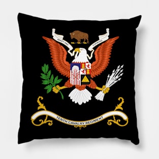 POCKET - Regimental Colors - 10th Cavalry Regiment wo Flag Pillow