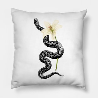 snake lover Pillow