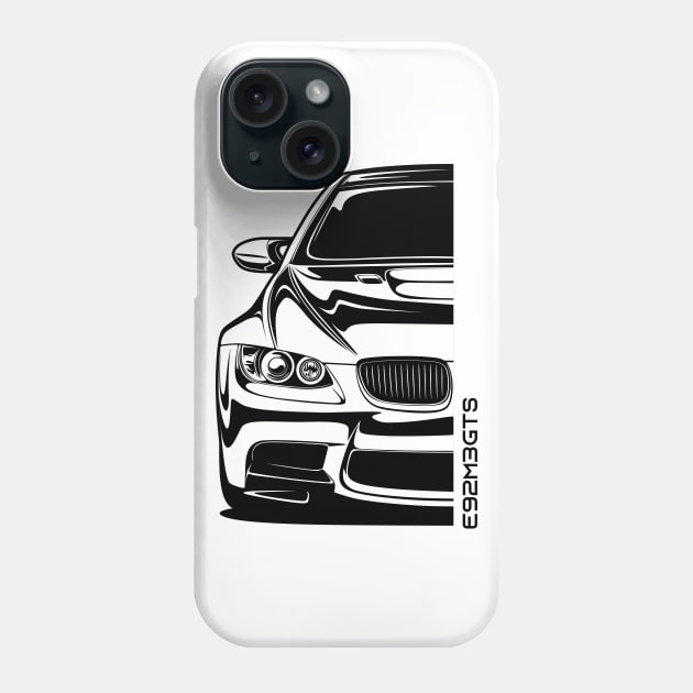 E92 M3 GTS Phone Case by idrdesign