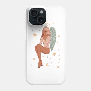 Thinking Angel Phone Case