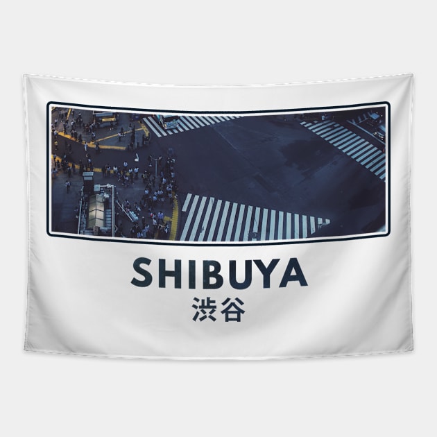 Shibuya Streetwear Tapestry by AniReview