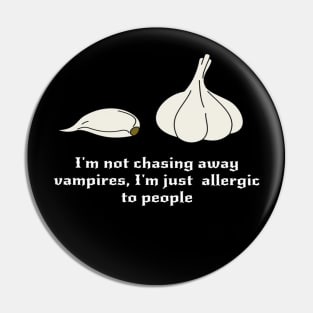 Allergic to people Pin