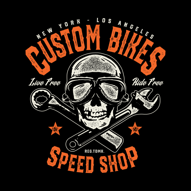 CUSTOM BIKES SPEED SHOP by DalisGraphics