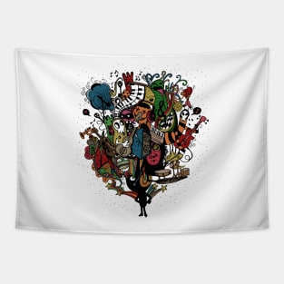 Musical Paranoia Tapestry