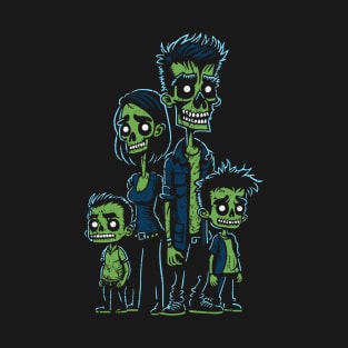 Zombie Family - 4 T-Shirt