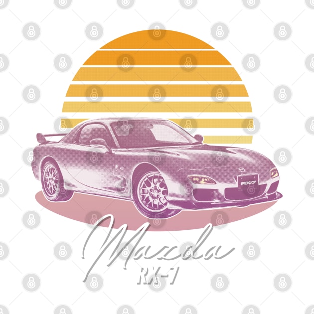 Mazda RX-7 / Japanese Sports Car Lover by DankFutura