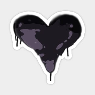 Dripping Purple Heart Magnet