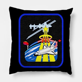 Black Panther Art - NASA Space Badge 88 Pillow