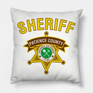 Patience County Sherriff Pillow