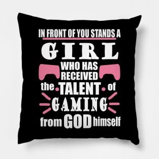 E-Sports Gaming Gamble Girl Team Video Games Pillow