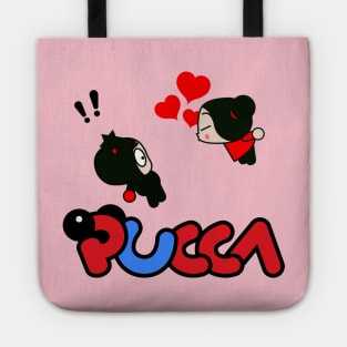 Pucca in love with Garu Tote