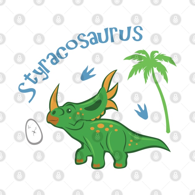 Cute Styracosaurus by SakuraDragon