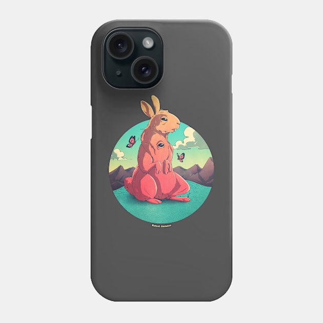 Rabbit Vision Phone Case by Rafarte