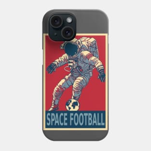 Astronaut Playing Space football Phone Case