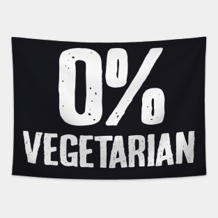 Zero Percent Vegetarian Tapestry