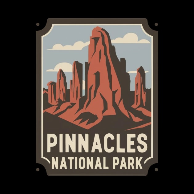 Pinnacles National Park Travel Sticker by GreenMary Design