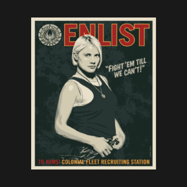 Enlist - Kara Thrace by jules_chan