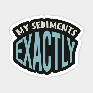 Geology Pun My Sediments Exactly Magnet