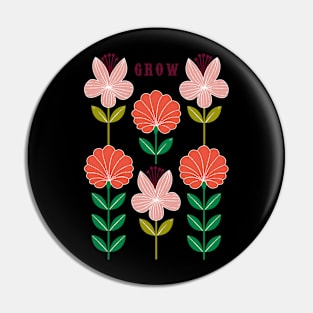 Grow Flowers Colour Pin