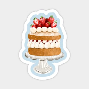 Victoria Sponge Cake Magnet