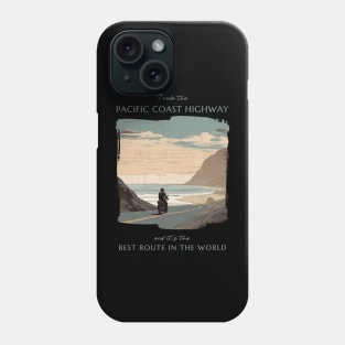 The Pacific Coast Highway - best motorcycle route in the world Phone Case