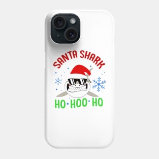 Santa Shark Ho Ho Ho Phone Case