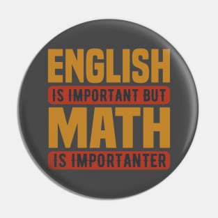 Math is Importanter Pin