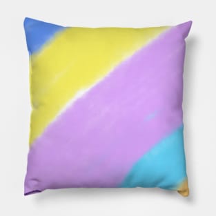 Colorful watercolor art design Pillow