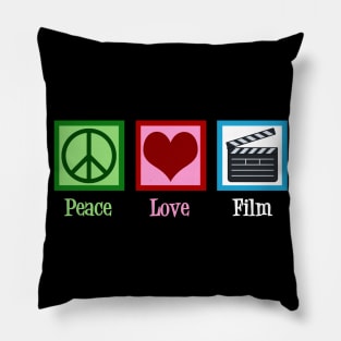 Peace Love Film Pillow