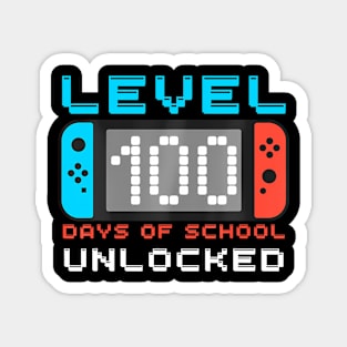 Game  Level 100 Days Of School Unlocked Boys Magnet