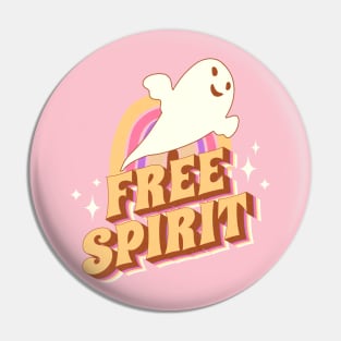 Free Spirit - 60s retro ghost Pin