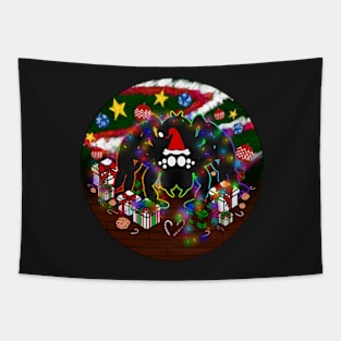 Santa Spider Full Design (Rainbow 1) Tapestry