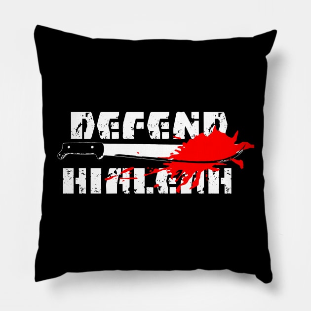 DEFEND HIALEAH Pillow by FWACATA