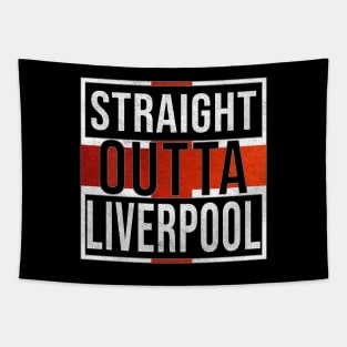 Straight Outta Liverpool - Gift for England From Liverpool Tapestry