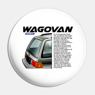 4th GEN CIVIC SHUTTLE WAGOVAN Pin