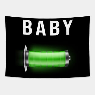 Matching Family Battery Baby Tapestry